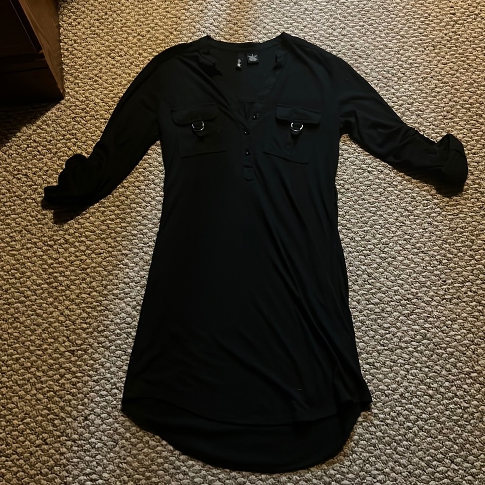 Ultra flirt long sleeve high low dress!